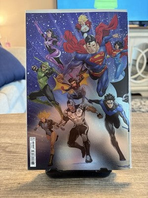 Justice League Unlimited #1 Cover H Daniel Sampere Wraparound Raised U