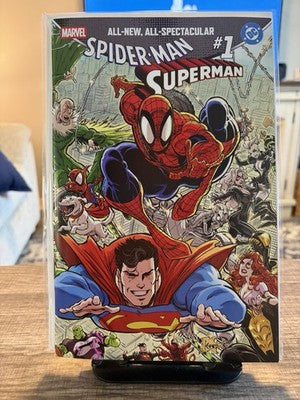 Spider-Man Superman #1 Kaare Andrews Wraparound Variant