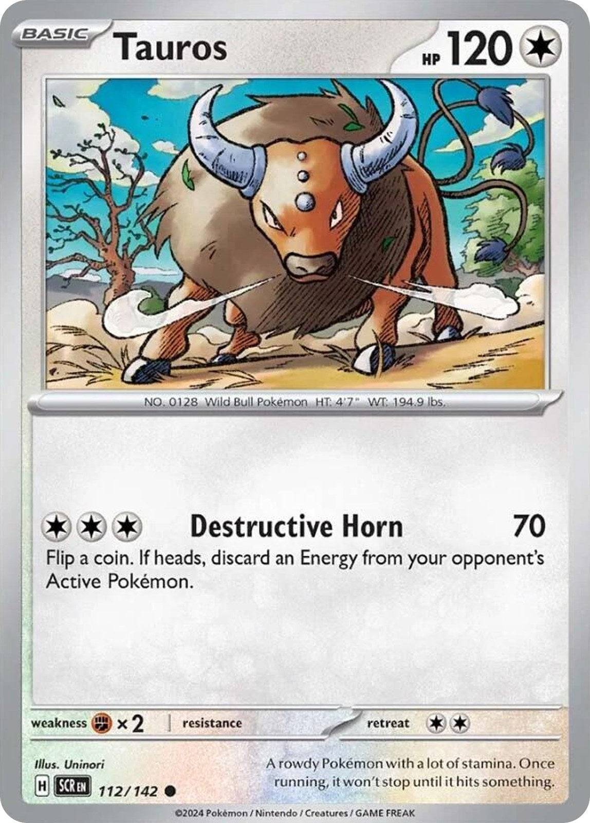 TAUROS 112 LIGHTLY PLAYED Stellar Crown