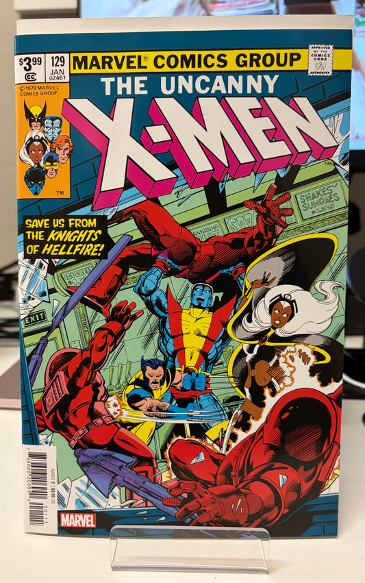 THE UNCANNY X-MEN #129 1963 FACSIMILE EDITION NM MARVEL COMICS 2023