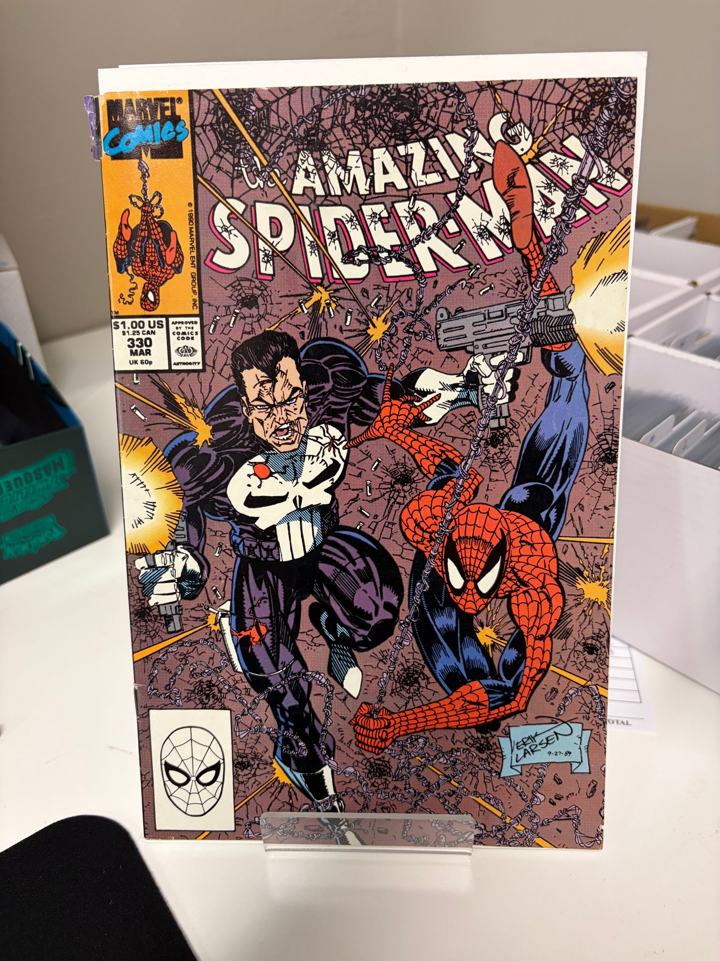 AMAZING SPIDER-MAN #330 DMG - COMIC BOOK 1990